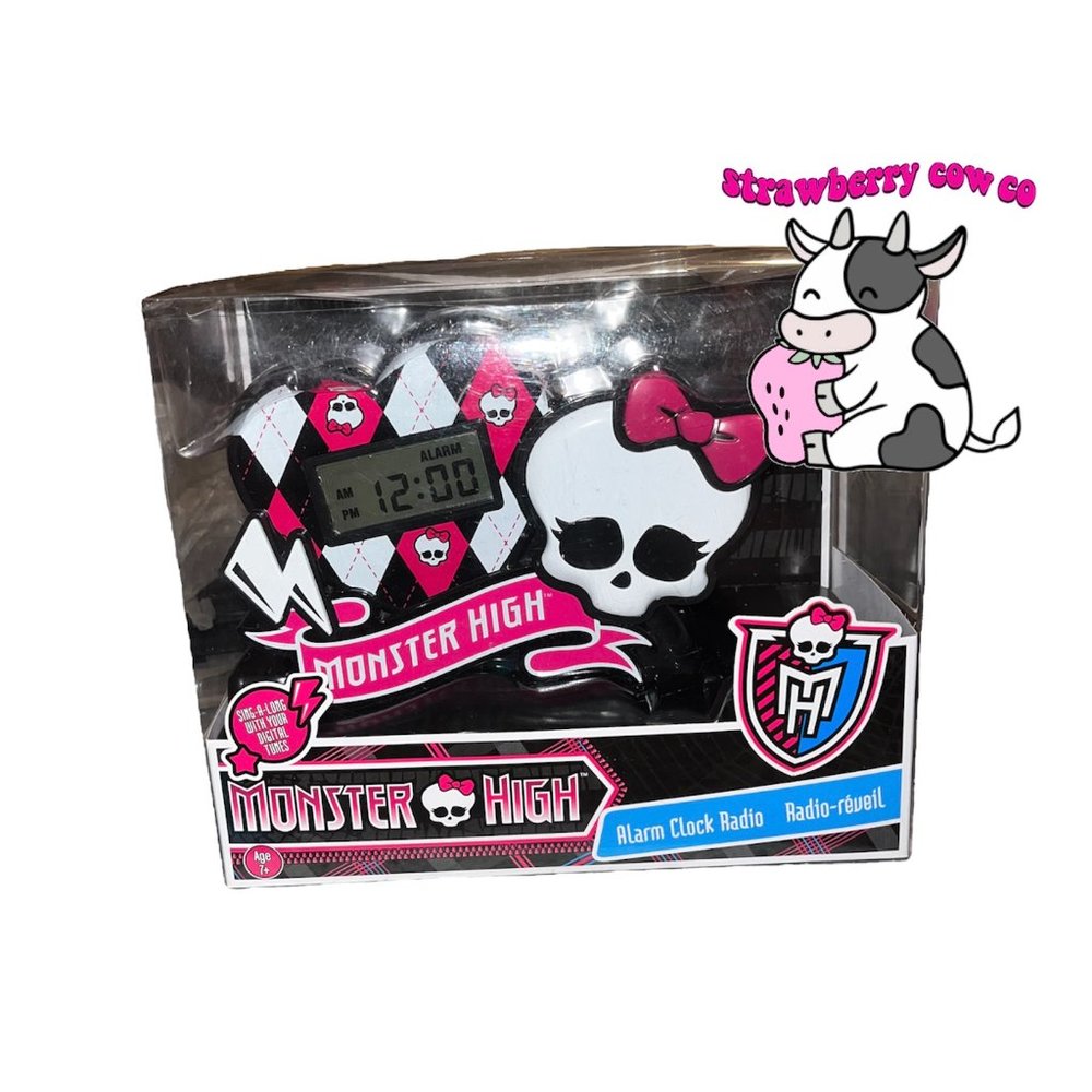 Monster High Alarm Clock Radio NWT NIB